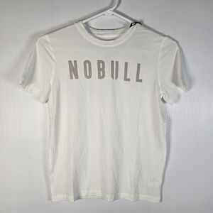 NWT NOBULL‎ Kids Unisex Classic White Tee Size M